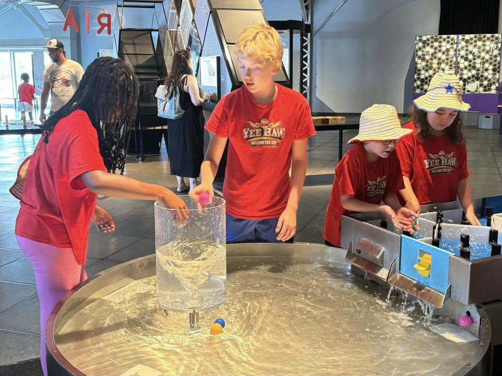 VBS kids at the Science Center